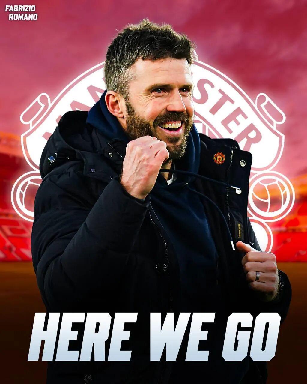 V站-Here we go！罗马诺：卡里克将出任曼联临时主帅